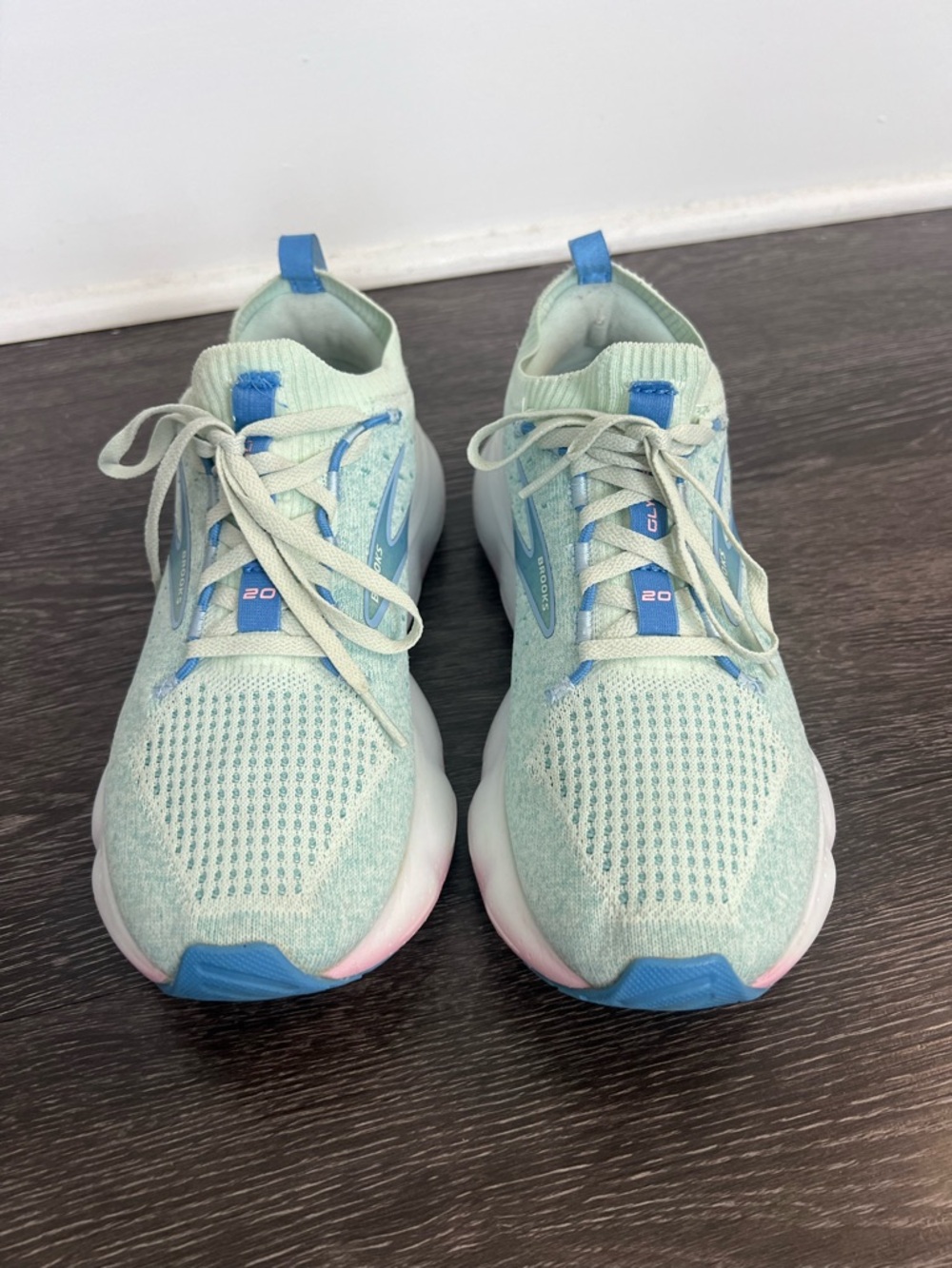 Brooks Glycerin StealthFit 20 Women's Running Shoes in 'Blue Glass Open Air' - Picture 2 of 10